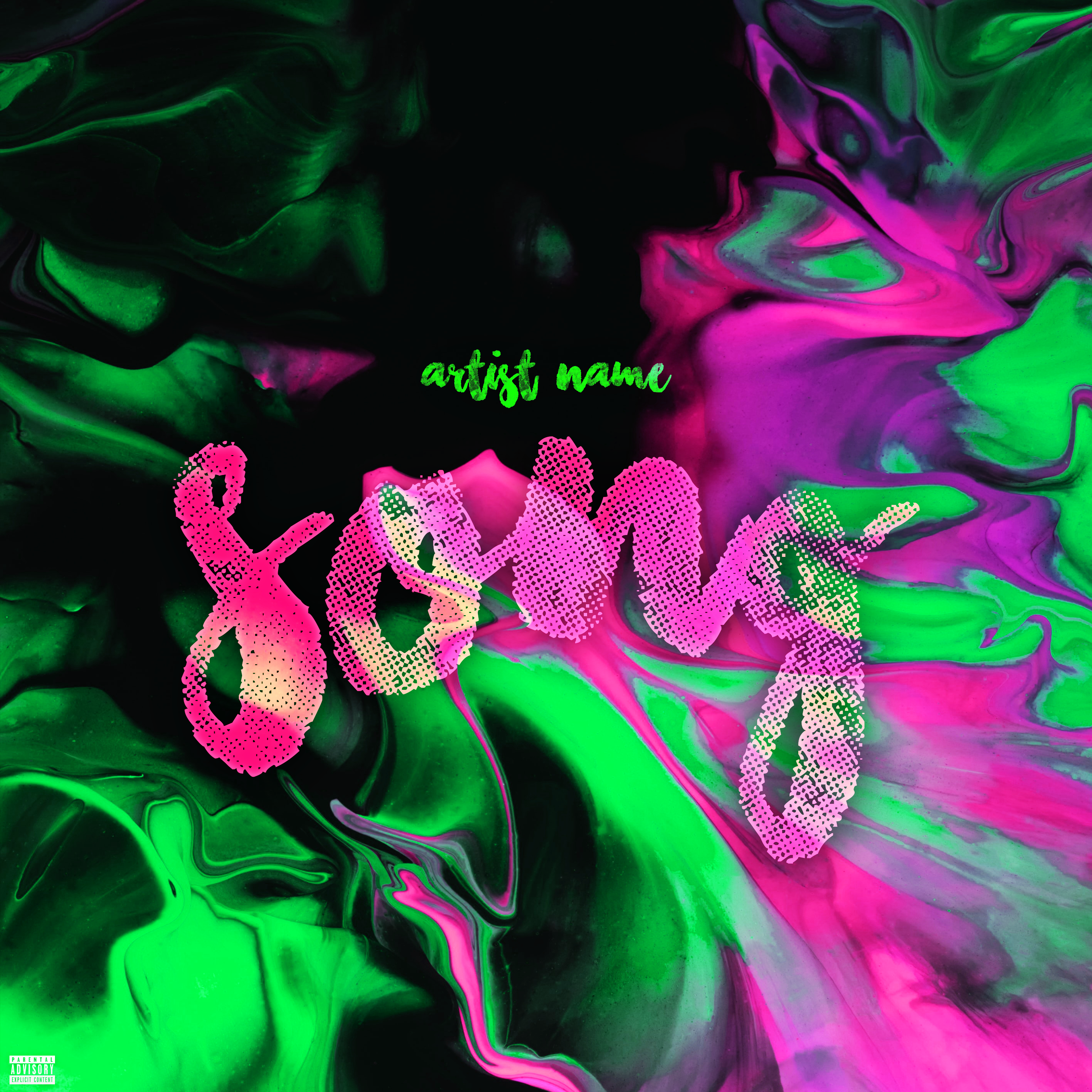 Abstract Swirl Cover Art Preset